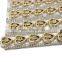 glue back crystal hot fix rhinestone mesh sheet trimming for shoe and cloth