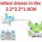2015 Newest 2.4G Smallest Drone 360 Degrees Flip Hover Rc Frone Made in China with LED Light Mini Drone Hover Drone Manufacturer