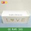 Popular mini white carved desktop collapsible storage box