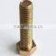 DIN933 Yellow Zinc Hexagon Bolts