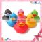 new products on China market quality products baby goods for baby shower floating bath toy yellow plastic duck