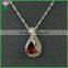 New style trend AAA purple cubic zirconia fashion 925 sterling silver gemstone pendants