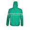 Hot selling men waterproof green long sleeve windproof jacket