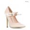 LUCELLA Latest New Model Strap with buckle Pointed Toe High Heel Women Dress Shoes