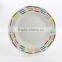 High quality factory directly ceramic porcelain plates, printing ceramic soup plates dishes(SGS BSCI cetificate)