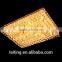 crystal ceiling lamp, modern led square ceiling lamp