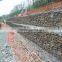 Stone Filled Steel Gabion Wall