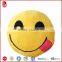 2016 BSCI high quality wholesale custom plush emoji pillows Yangzhou manufacture