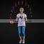 Colorful LED jump rope,change color jump rope according to speed from Dongguan Factory