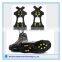 Black Anti-slip Pair Ice Snow Shoe Spikes Grips Crampons Hiking Fishing Climbing