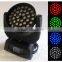 36 Pcs 4 in 1 10W RGBW Leds 6 Pixel Wash Moving Head Rotating Head Light
