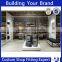 factory supply store furniture cost of shop fitting for luggage display