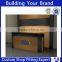 wooden shop counter design/ furniture mdf wheel counters