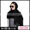 Brand new cashmere black solid color pashmina shawl, stoles, korean fashion shawls