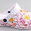 2016 JinJiang Factory New Design Water Transfer Printing EVA Clogs Women EVA Garden Shoes