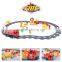 Funny plastic b o railway car with light and music