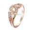 Romantic Wedding Ring Special Shaped Rhinestone Women Engagement Ring