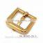 20mm real gold fake roller shape fancy pin buckle for lady