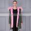 Autumn&Winter Luxury 100% Real Faux Outerwear Fur Overcoat Windproof Raccoon Military Colllar