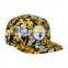 Flat brim 100% cotton men's/women's snapback custom hats
