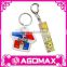 Cheap prices customize transparent plastic keychain / acrylic keyring