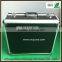 Easy carrying black aluminum tool case with handle