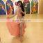 Wuchieal Lace Belly Dance Costume with Top and High Split Skirt