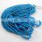 Top quality Blue Apatite smooth roundel Beads