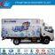 dongfeng 4x2 170hp fruit refrigerator meat refrigerator food refrigerator car