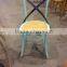 solid wood dining chair cross back chair made in China