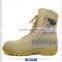 Hot selling Tactical Camouflage Boots adopt waterproof nylon and cowhide leather with anti-slip, anti-abrasion function