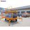 12m Mobile aerial scissor manual platform lift