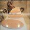 Glossy round marble acrylic solid surface table tops restuarant dining table,made stone coffe table