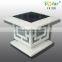 New outdoor led solar gate post pillar light