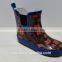 rubber boots with tiger print rubber rain boots cheap kids rain boots