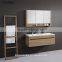 solid wood bathroom vanity cabinets with shaving cabinet and towl rail
