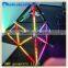 DMX 3D geometry meteor tube lights