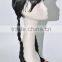 Long black Wig with two braid N332