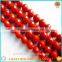 wholesale loose shell pearl beads round red