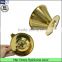 Reusable eco-friendly cone shaped stainless steel coated gold coffee filter/dripper