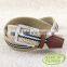 Wholesale men's twin color woven stretch belt
