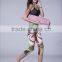 Girls workout pants, sublimation capris pants wholesale