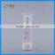 Clear cosmetic packaging bottle with airless pump