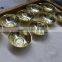 metal gold finished Buddhism style bowl silver color plating bowl factory direct