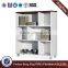 Cabinet Melamine Filing Book Fixed Corner Cabinet White Modern Book Shelf (HX-5DE016)