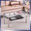 CLASSIC PROMOTION SIMPLE GLASS TEA TABLE SQUARE WHOLESALE