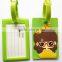 Custom Shaped Soft PVC Bag Tags Wholesale Newest Design Rubber Luggage Tags
