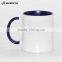 Wholesale 11oz white ceramic sublimation blank mug, sublimation mug for sublimation transfer machine