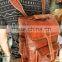 Real leather Rucksack handmade vintage bag backpack rucksack inner padding