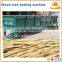 Open groove Wood branch debarking machine/ wood log debarker for sale